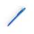 Ручка шариковая HISPAR, RPET пластик, синий, Цвет: синий