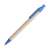 Ручка шариковая DESOK, синий, переработанный картон, пшеничная солома, ABS пластик, 13,7 см, Цвет: синий
