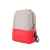 Рюкзак 'Beam mini', серый/красный, 38х26х8 см, ткань верха: 100% полиамид, под-ка: 100% полиэстер, Цвет: серый, красный