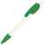 TRIS, ручка шариковая, белый корпус/ярко-зеленый, пластик, Цвет: белый, ярко-зеленый