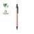 Ручка шариковая VATUM, черный, переработанный картон, PLA-полимолочная кислота, 13,7 см, Цвет: Чёрный, изображение 2