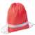 Рюкзак мешок со светоотражающей полосой RAY, красный, 35*41 см, полиэстер 210D, Цвет: красный