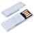 USB flash-карта 'Clip' (8Гб),белая,3,8х1,2х0,5см,пластик, Цвет: белый