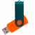 Флешка TWIST COLOR MIX Оранжевая с зеленым 4016.05.02.64ГБ