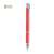Ручка шариковая NUKOT, красный,  пластик со стружкой пшеничной соломы, хром, синие чернила, Цвет: красный, изображение 2