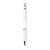 Ручка шариковая FLOM, белый, антибактериальный пластик, 14 см, Цвет: белый, изображение 3