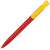 Ручка шариковая Clear Solid, красная с желтым, изображение 3