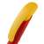 Ручка шариковая Clear Solid, красная с желтым, изображение 4