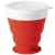 Складной стакан с крышкой Astrada, красный, Цвет: красный, Объем: 250