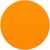 Наклейка тканевая Lunga Round, M, оранжевый неон, Цвет: оранжевый