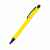Ручка металлическая Deli, желтая, Цвет: желтый