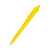 Ручка пластиковая Agata софт-тач, желтая, Цвет: желтый