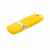Флешка “Shape” с покрытием Софт Тач 16 GB, желтая, Цвет: желтый