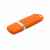Флешка “Shape” с покрытием Софт Тач 16 GB, оранжевая, Цвет: оранжевый