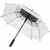 Квадратный зонт-трость Octagon, черный с белым, Цвет: черный, Размер: длина 85 см, изображение 2