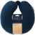 Подушка дорожная Global TA с застежкой-кнопкой, синяя, Цвет: синий, Размер: 30х8х29 см, изображение 3