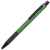 CACTUS, ручка шариковая, зеленый/черный, алюминий, прорезиненный грип, Цвет: зеленый