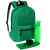 Набор Basepack, зеленый, Цвет: зеленый, Размер: рюкзак: 29х41х9 см