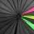 Зонт-трость «Спектр», черный, Цвет: черный, Размер: длина 80 см, диаметр купола 99 см, изображение 3