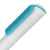 Ручка шариковая Split White Neon, белая с голубым, Цвет: голубой, Размер: 14х1, изображение 5