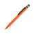 13471.13 Ручка-стилус металлическая шариковая Poke, Цвет: черный,оранжевый