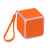 5910808 Портативная колонка Cube с подсветкой, Цвет: оранжевый