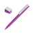 Ручка пластиковая soft-touch шариковая Zorro, 18560.14, Цвет: фиолетовый,белый