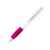 Ручка пластиковая шариковая Nash, черные чернила, 10637107, Цвет: розовый,белый, Размер: черные чернила