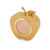 Часы настольные Золотое яблоко, 226905, Цвет: золотистый,розовый