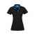Рубашка поло Solo женская, XL, 1517751XL, Цвет: черный,аква, Размер: XL