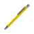 Ручка металлическая шариковая Straight Gum soft-touch с зеркальной гравировкой, 187927.04, Цвет: желтый