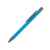 Ручка металлическая шариковая Straight Gum soft-touch с зеркальной гравировкой, 187927.10, Цвет: голубой