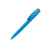 Ручка пластиковая шариковая трехгранная Trinity K transparent Gum soft-touch, 187926.10, Цвет: голубой