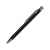 Ручка металлическая шариковая Straight Gum soft-touch с зеркальной гравировкой, 187927.07, Цвет: черный