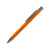Ручка металлическая шариковая Straight Gum soft-touch с зеркальной гравировкой, 187927.13, Цвет: оранжевый