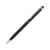 Ручка-стилус металлическая шариковая Jucy Soft soft-touch, 18570.07, Цвет: черный