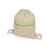 Рюкзак-мешок хлопковый Lark с цветной молнией, 955113, Цвет: зеленое яблоко,натуральный