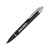 Ручка пластиковая шариковая Glow, 76380.07p, Цвет: черный,серебристый
