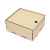 Деревянная подарочная коробка-пенал, L, L, 625301, Цвет: натуральный, Размер: L
