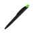 Ручка шариковая пластиковая Stream, 187903.13, Цвет: черный,салатовый
