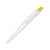 Ручка шариковая пластиковая Stream, 187902.04, Цвет: белый,желтый