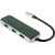 595600 Хаб USB Type-C 3.0 Chronos, Цвет: зеленый