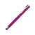 Ручка металлическая стилус-роллер STRAIGHT SI R TOUCH, 188018.11, Цвет: розовый