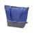 Сумка-холодильник Reviver с длинными ручками из нетканого переработанного материала RPET, 590502, Цвет: серый,синий