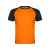 Спортивная футболка Indianapolis детская, 8, 6650222302.8, Цвет: черный,неоновый оранжевый, Размер: 8