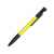 71532.04 Ручка-стилус пластиковая шариковая Multy, Цвет: черный,желтый