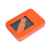 Металлическая упаковка для флешки, 6027.08, Цвет: оранжевый