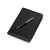 Бизнес-блокнот на молнии А5 Fabrizio с RFID защитой и ручкой, 701407, Цвет: черный,серебристый