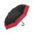 Зонт-трость Stretch с удлиняющимся куполом, 100122, Цвет: черный,красный