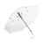 Зонт-трость Pure с прозрачным куполом, 100127, Цвет: белый